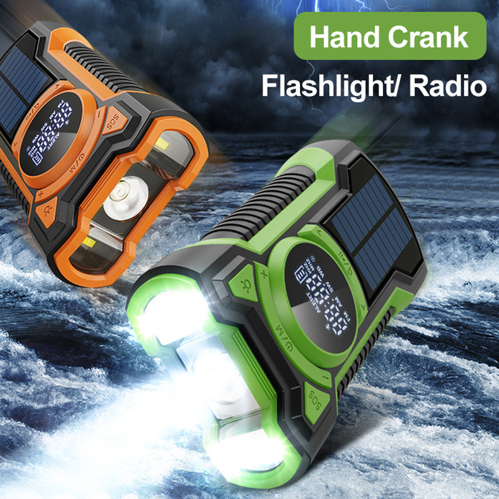 Three-proof Hand-operated Power Generation Flashlight Waterproof Multi-function