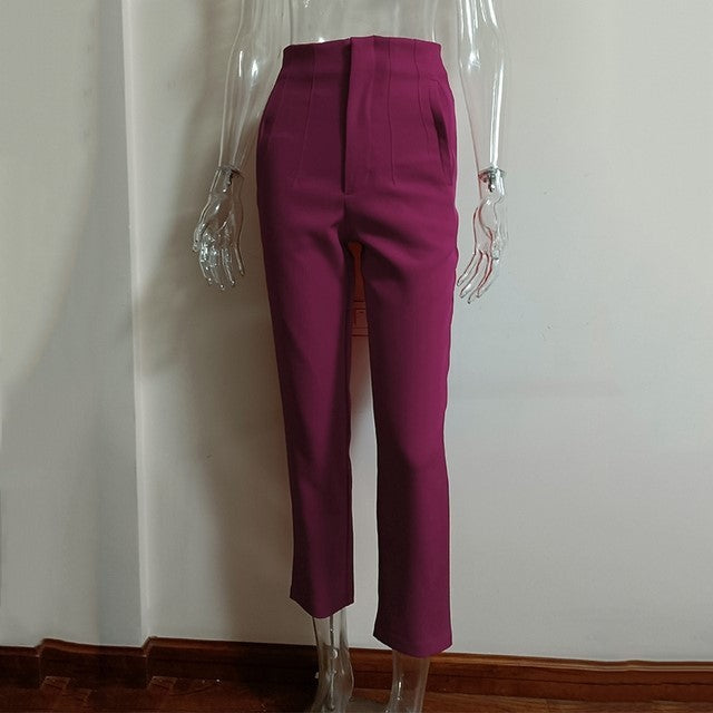 Women's Casual Fashion Straight Leg Pants