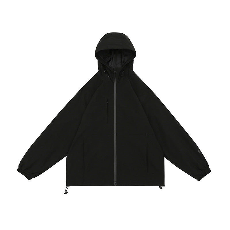 Men's And Women's Fashion Simple Outdoor Sports Shell Jacket