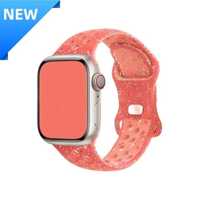 Sports Silicone Two-tone Replace Wristband