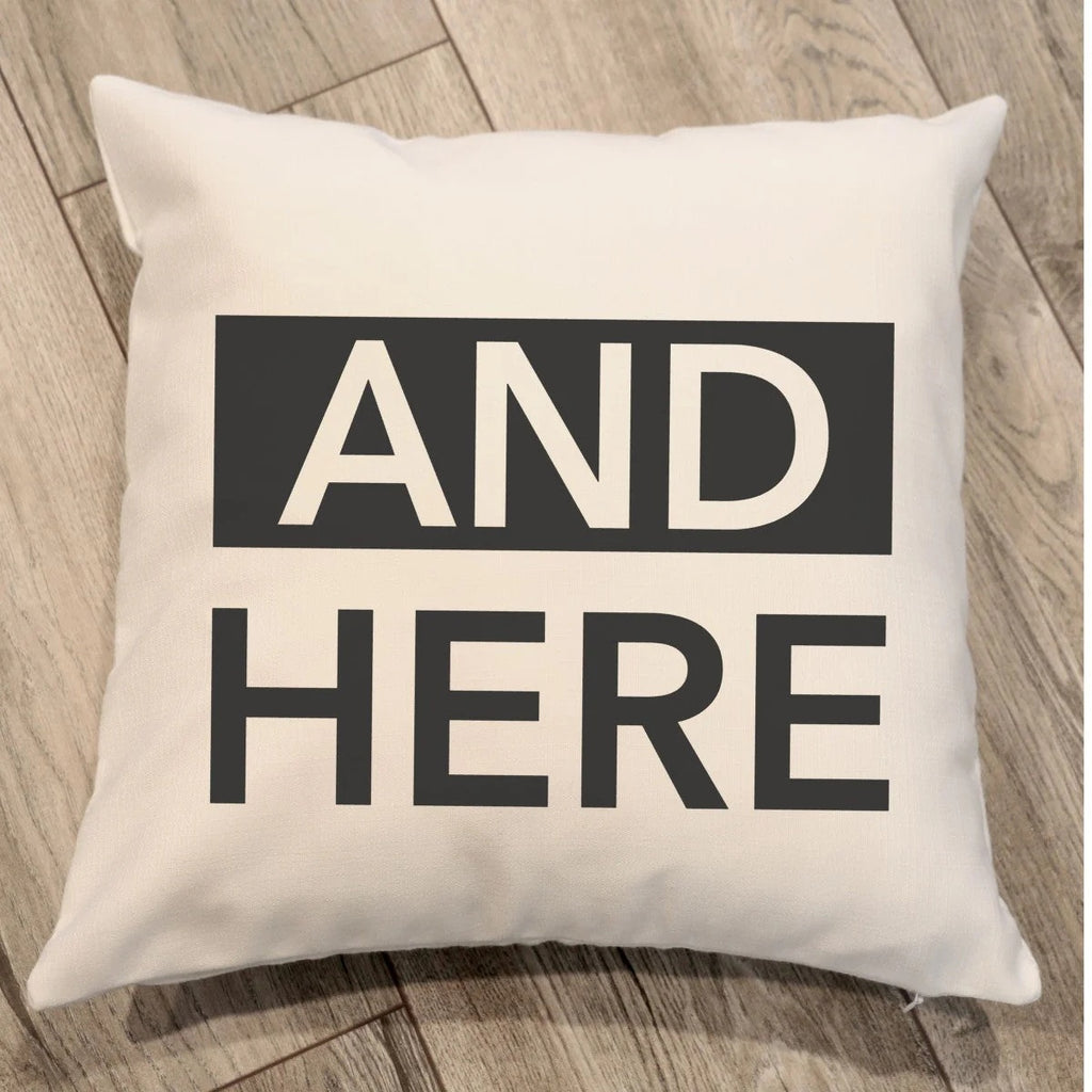 Linen Office Printed Sofa Throw Pillow Cover