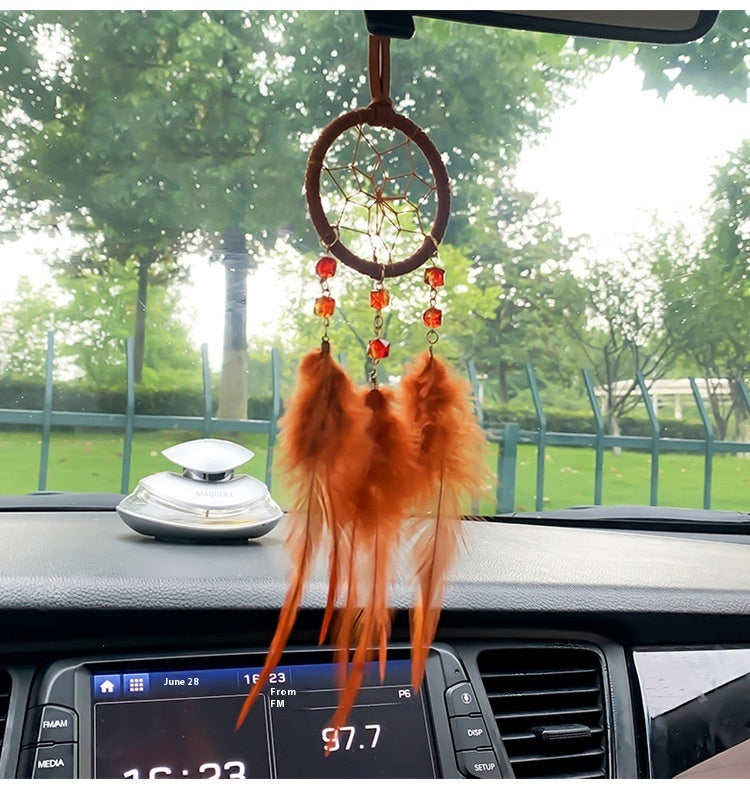 National Style Color Car Dream Catcher Pendant