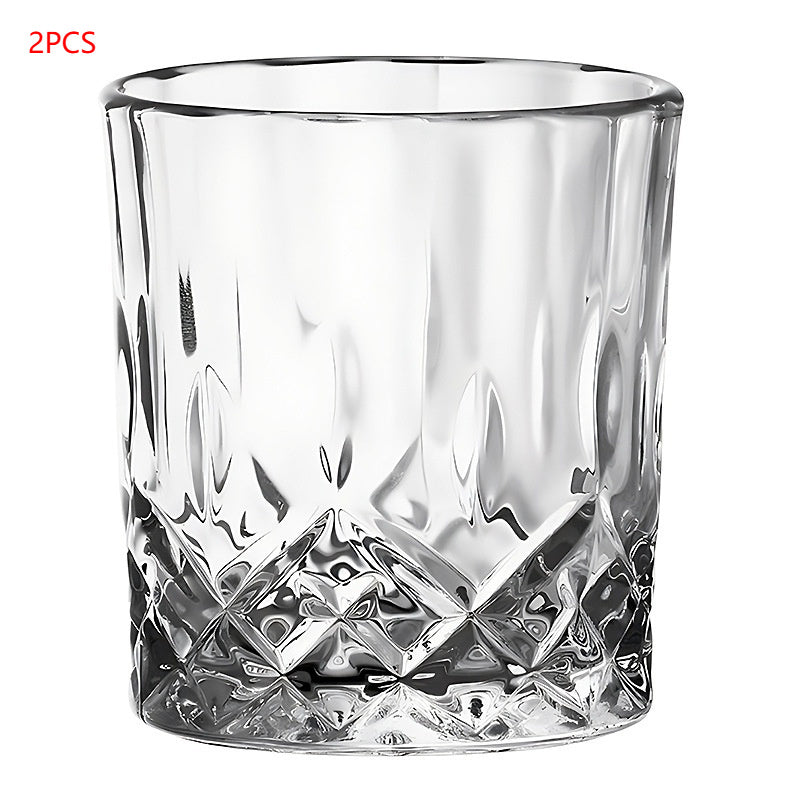 High-grade Carved Crystal Glass Thickening Cup