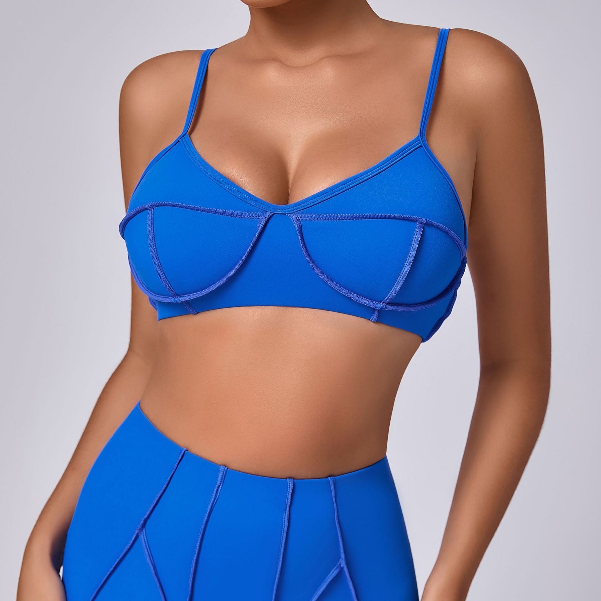 European And American Brushed Body-hugging Suit Sports And Leisure Yoga Clothes