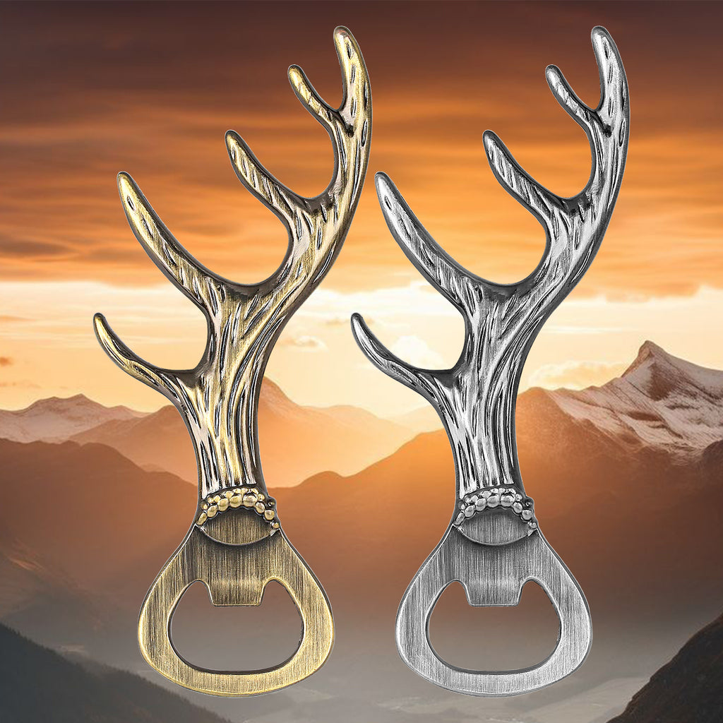 Deer Antler Bottle Opener Is A Small Tool Suitable For Various Parties And Gatherings Used To Open Beer, Wine, Juice, For Bars, Restaurants, Party Supplies, Wine Accessories, Universal Gifts
