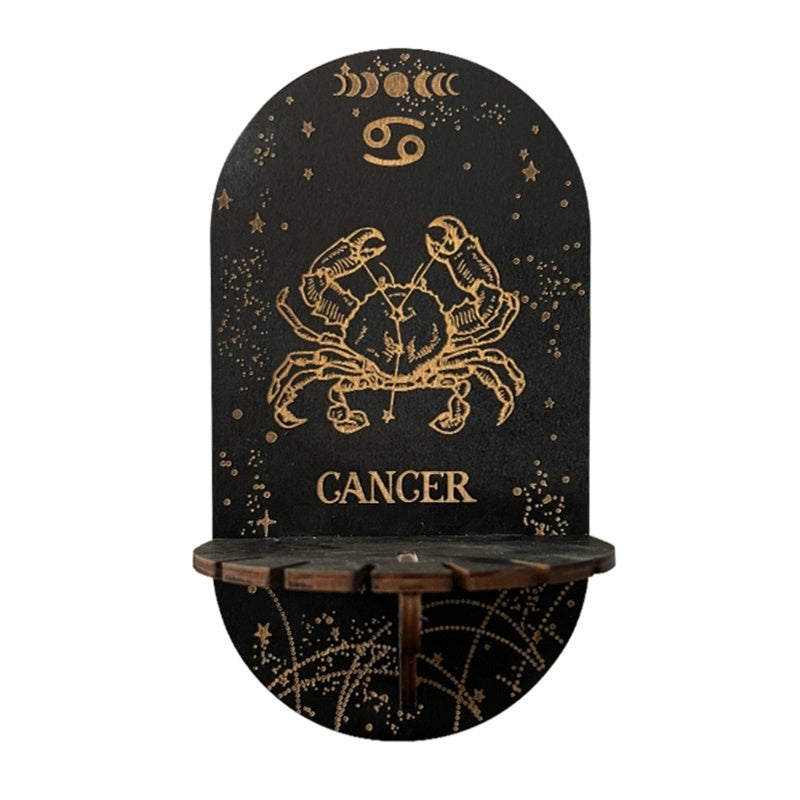 Wooden Black Crystal Display Stand