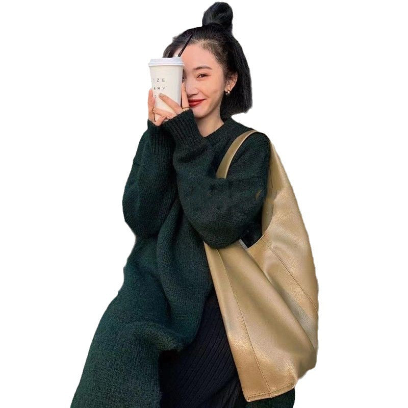 Loose Idle Style Pullover Dress