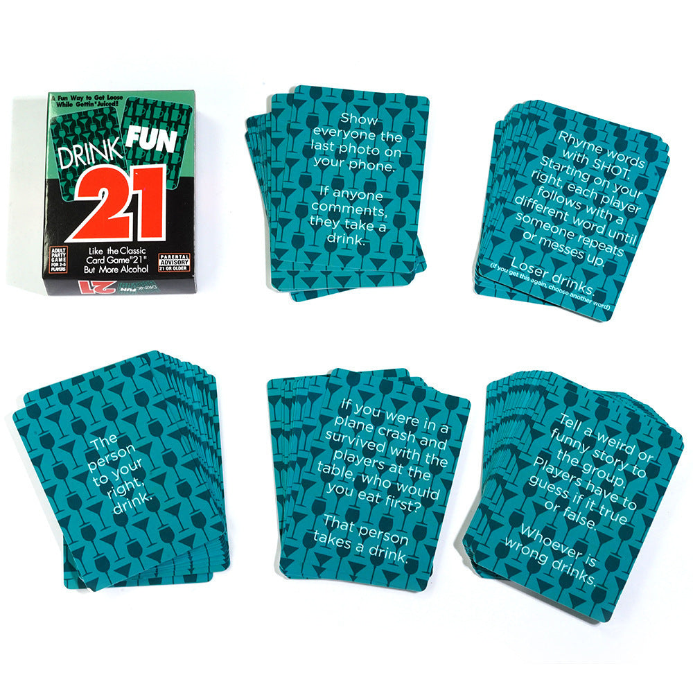 Drinking Party Game Card