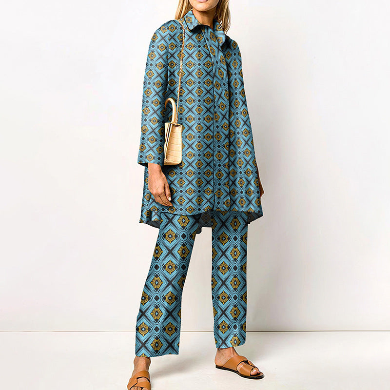 Spring And Autumn Long Sleeve Women's Shirt Outfit