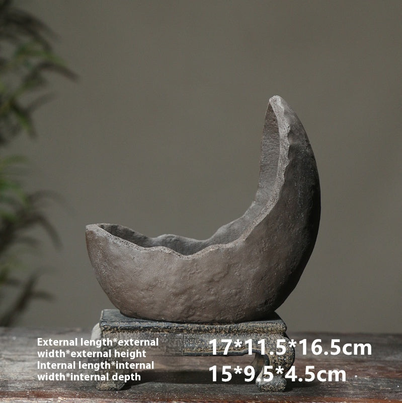 Purple Clay Flower Pot Southern Barbarian Alien Creativity