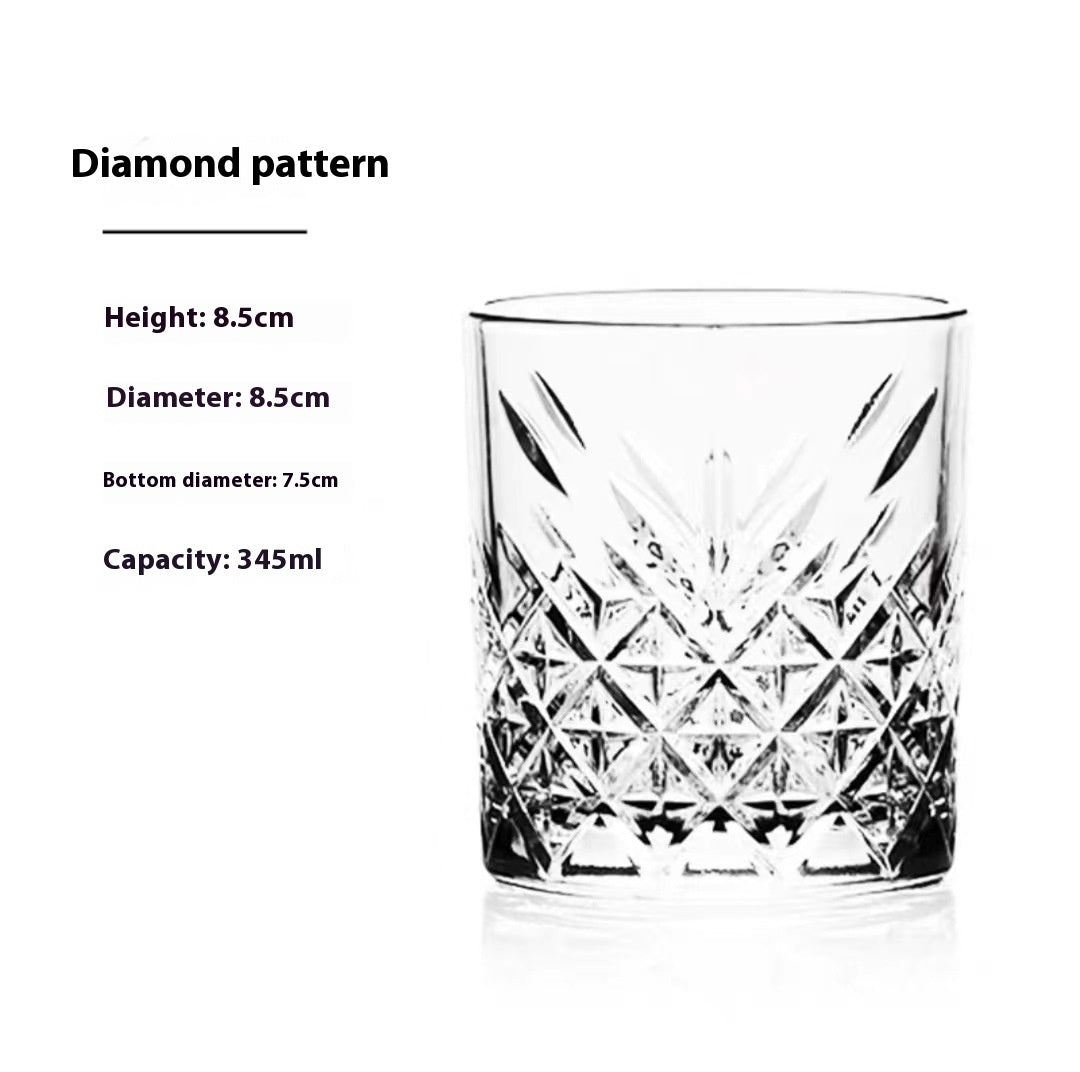 Whiskey Pure Drink Internet Celebrity Beer Brandy Glass Household High-end Classical Foreign Wine Bar Cup