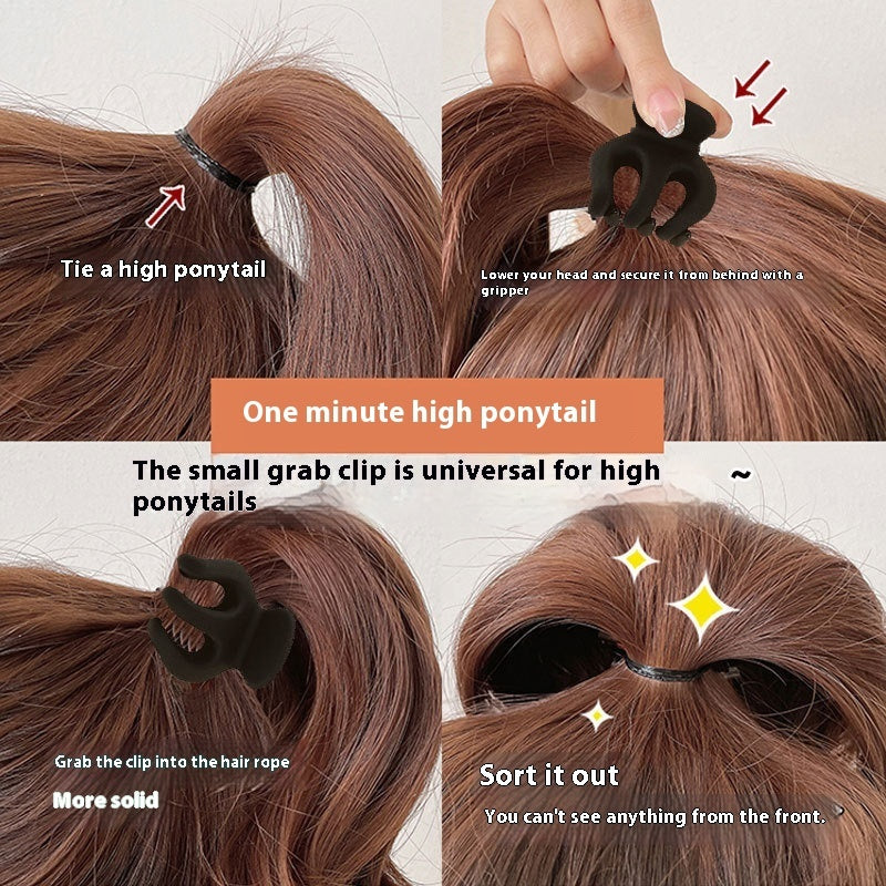 Women's High Ponytail Grip Fixed Anti-collapse Hairpin Headdress