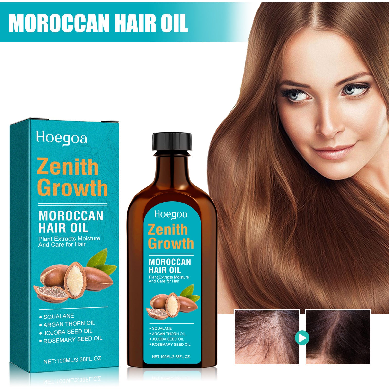 Morocco Hair Care Essential Oil Smooth Manic Dry And Dense Hair