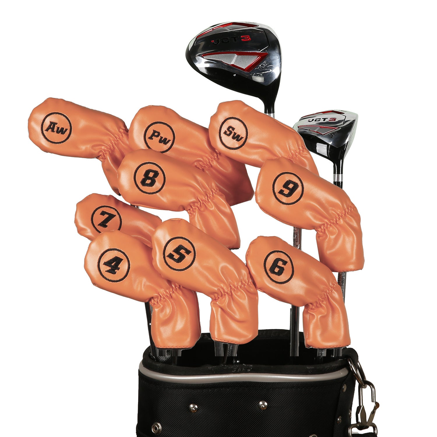 Golf Iron Rod Sleeve Pu Rod Head Cover