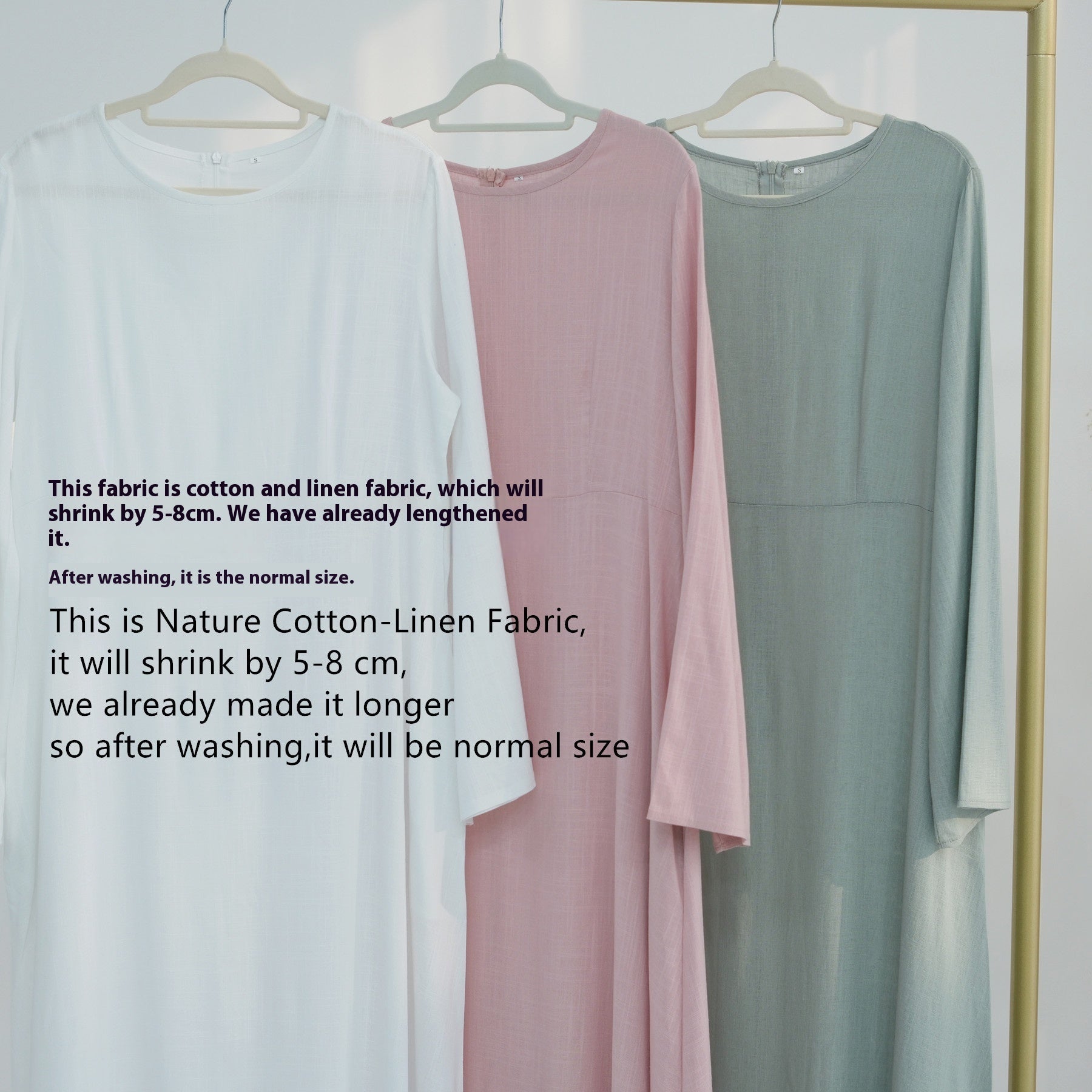 2025Loriya Dubai Turkey Solid Color Cotton Linen Waist Robe