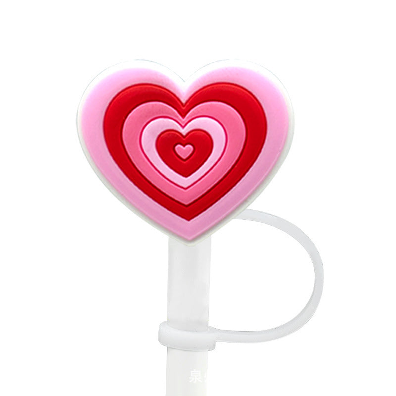 New Valentine's Day Series Straw Mouthpiece