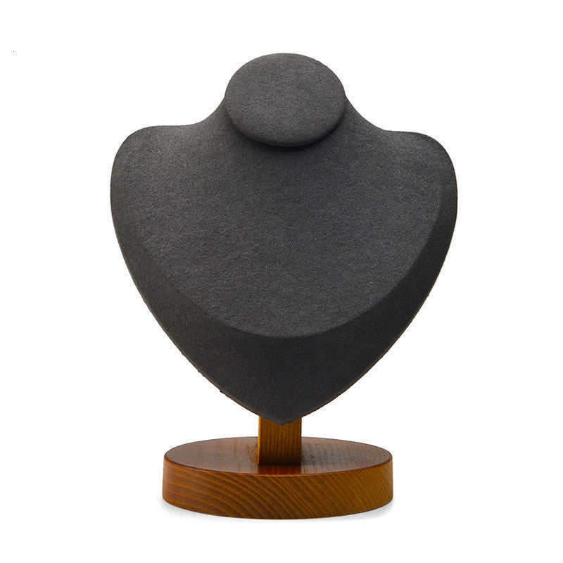 Fansi Solid Wood Portrait Necklace Stand