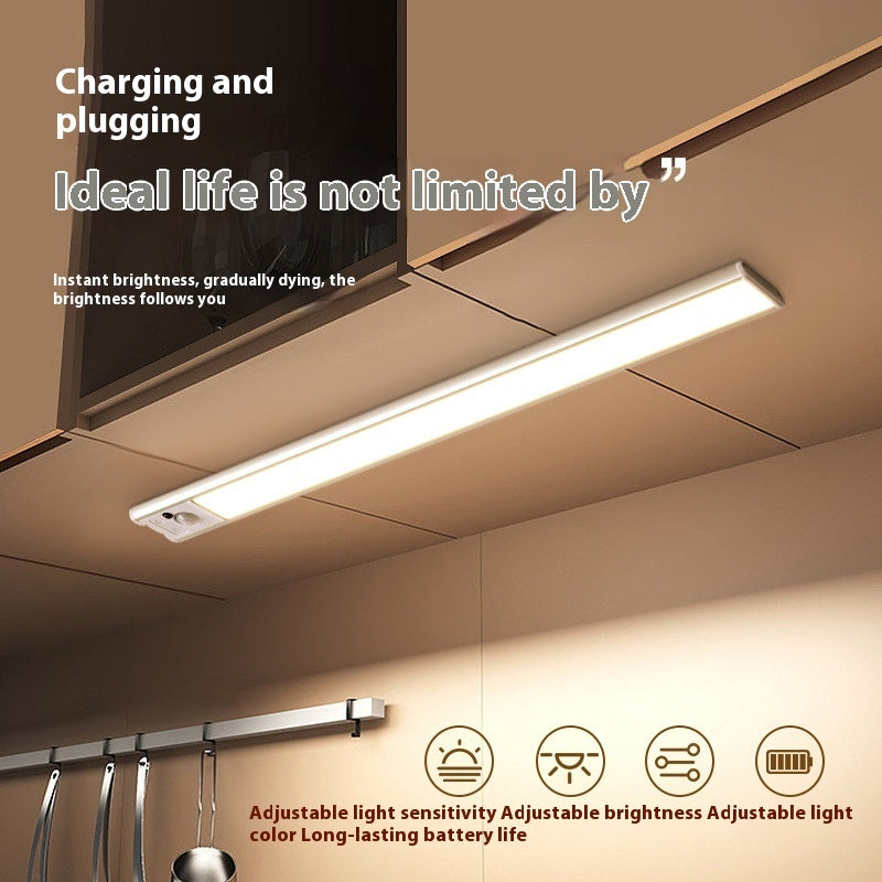 LED Cabinet Light With Rechargeable Intelligent Human Body Induction
