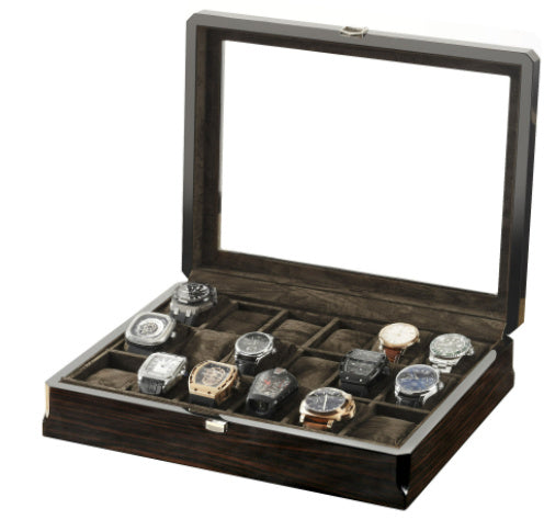 Wooden storage box for jewelry watch bracelet