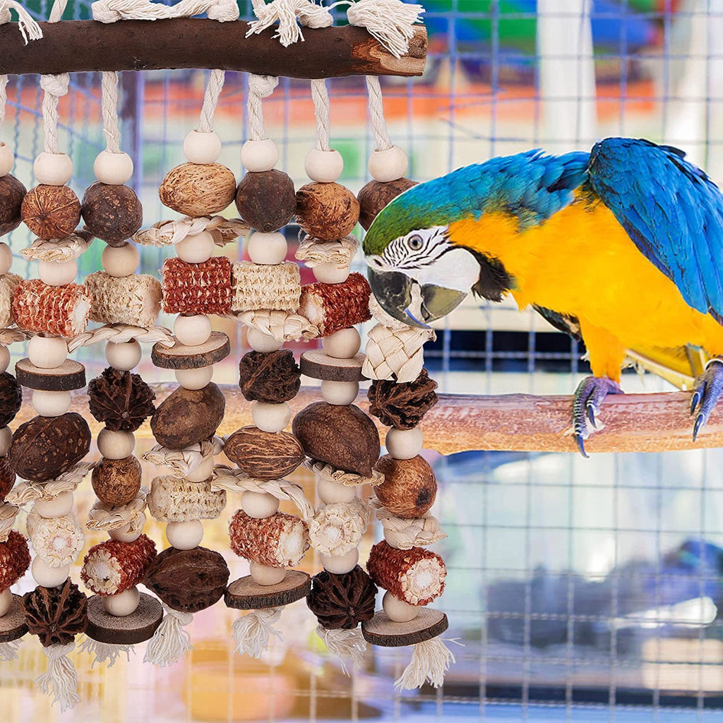 Large Parrot Burstable Cloth Nibbling Toy