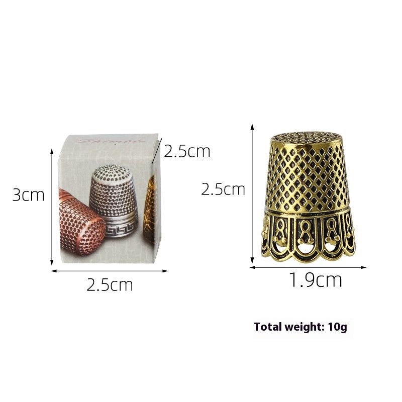 Retro Diamonds Thimble Awl Syringe