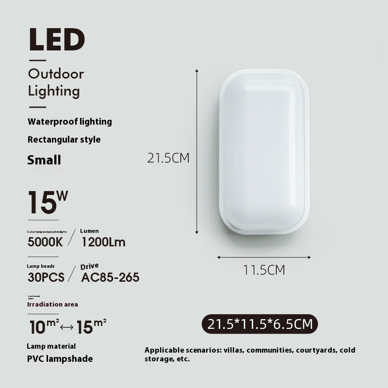 Super Bright Outdoor Waterproof Wall Lamp Aisle Corridor Balcony