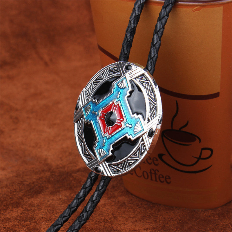 Indian Aboriginal Totem Polo Tie Clip