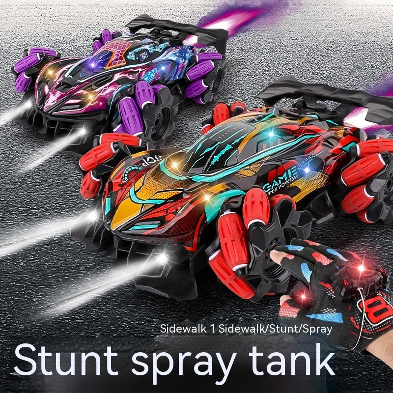 Gesture Induction Four-wheel Drive Stunt Wireless Remote-control Automobile Toy