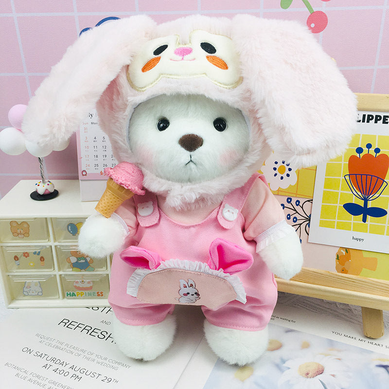 20CM Cotton Doll Costume Bear Clothes