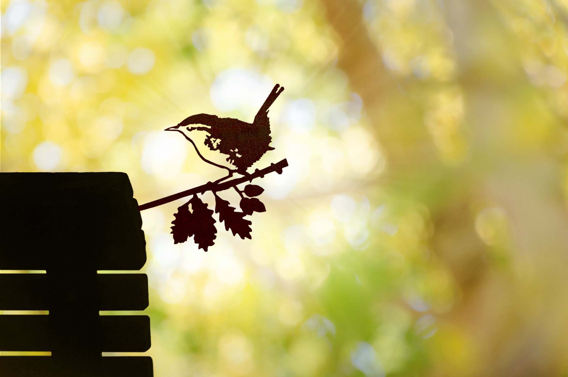 Owl Bird Hummingbird Woodpecker Silhouette Garden Plug-in