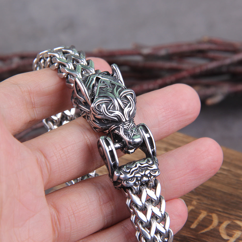 Vintage Punk Men's Stainless Steel Bracelet