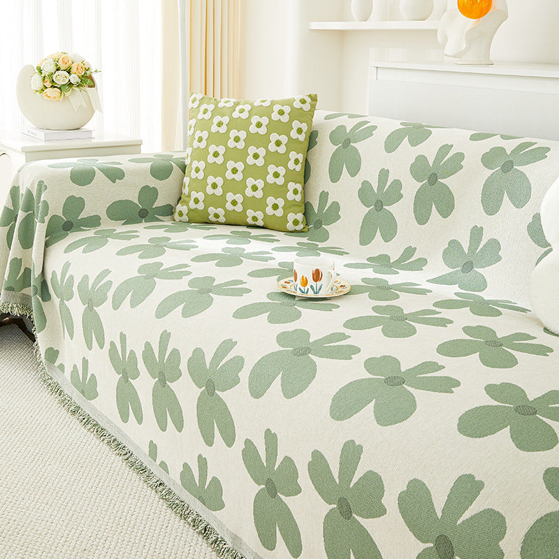 Plant Flower Sofa Cover All-inclusive Universal