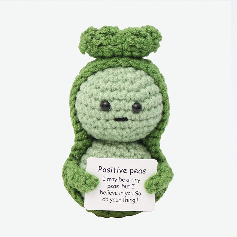 Wool Crocheted Positive Energy Potato Facial Expression Package Wool Fruit