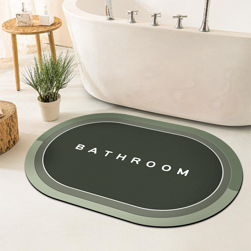 Simple Diatom Ooze Cushion Bathroom Entrance Floor Mat