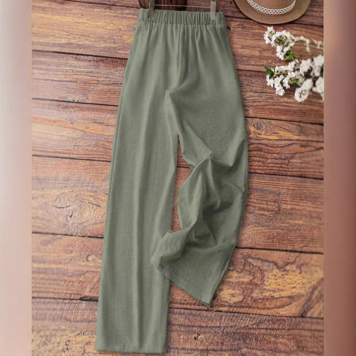 Fashion Casual Printing Loose Trousers For Women