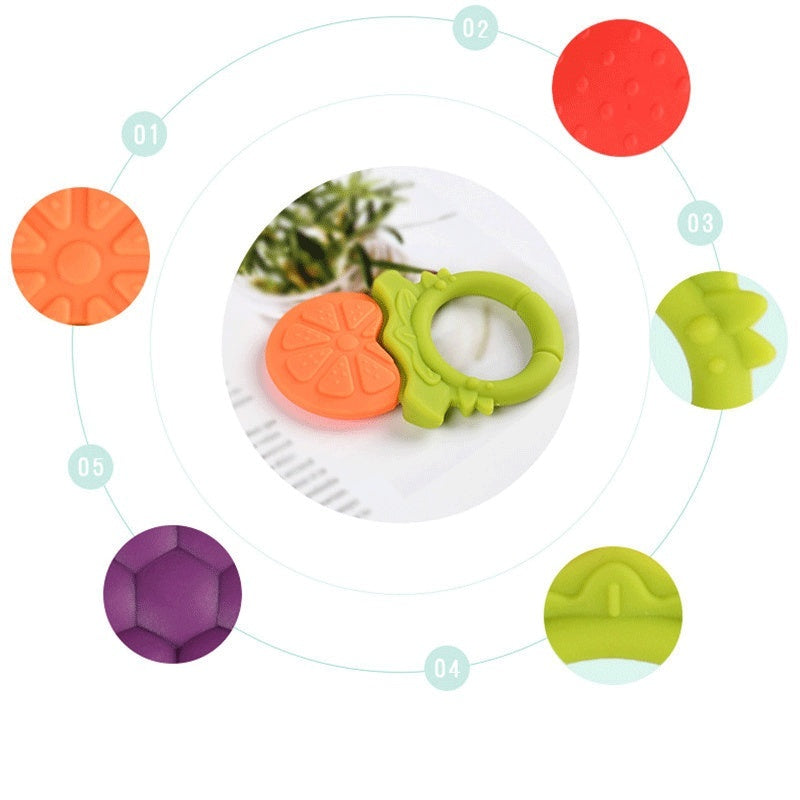 Baby Teething Molar Rod Fruit Silicone