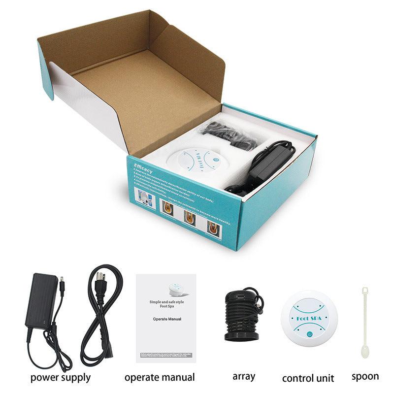 Mini Foot Massager Portable Round Ion Foot Bath Instrument