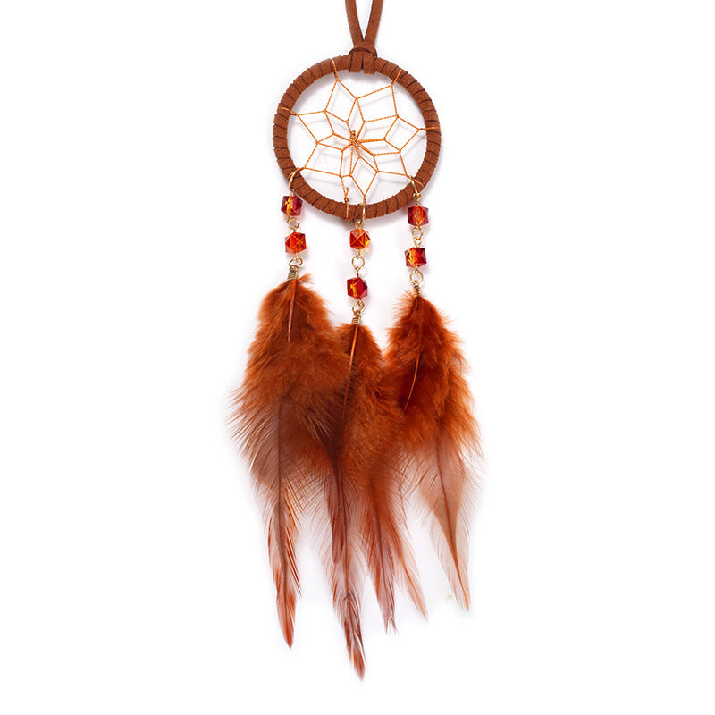 National Style Color Car Dream Catcher Pendant