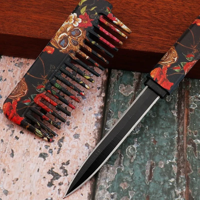 Household Stainless Steel Two-in-one Multi-functional Comb-shaped Fruit Knife