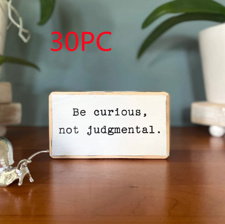 English Letters Desktop Ornaments