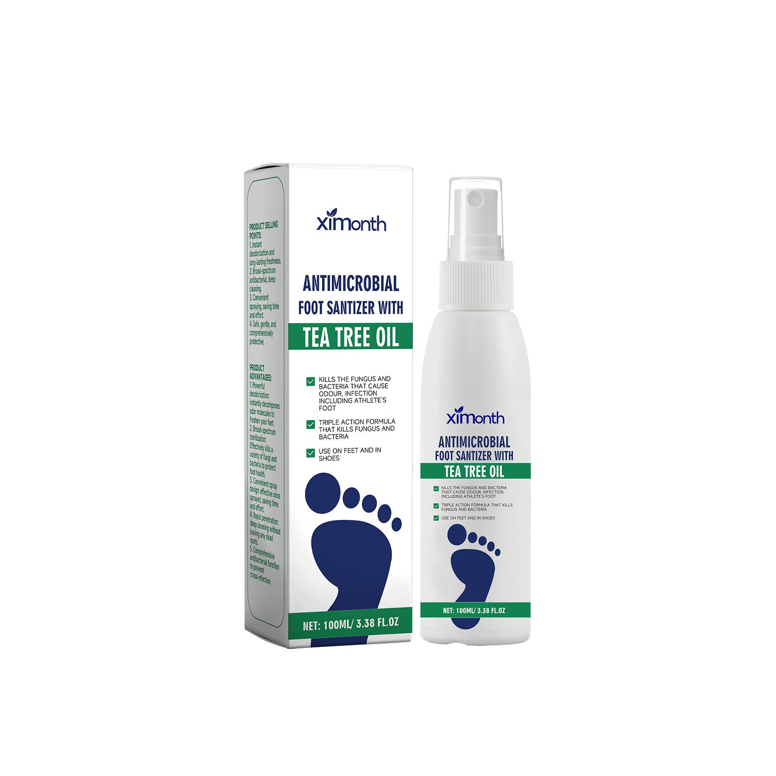 Cross-border XIMONTH Foot Care Solution Deodorant Repair