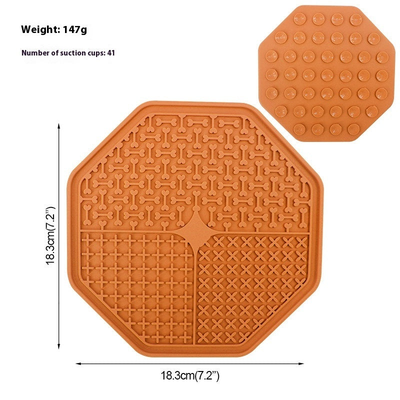 Silicone Pet Licking Mat Cleaning Shower Distraction Slow Food