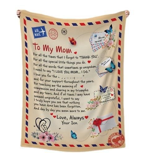 Digital Printing Flannel Envelope Cover Blanket