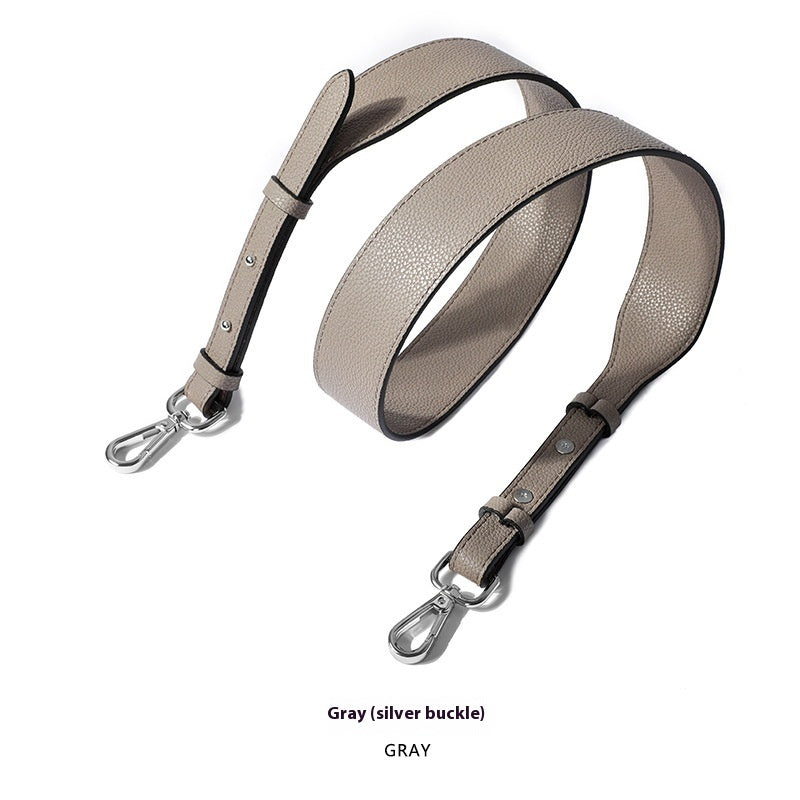 Cowhide Milled Double-sided Wide Shoulder Strap All-match Adjustable
