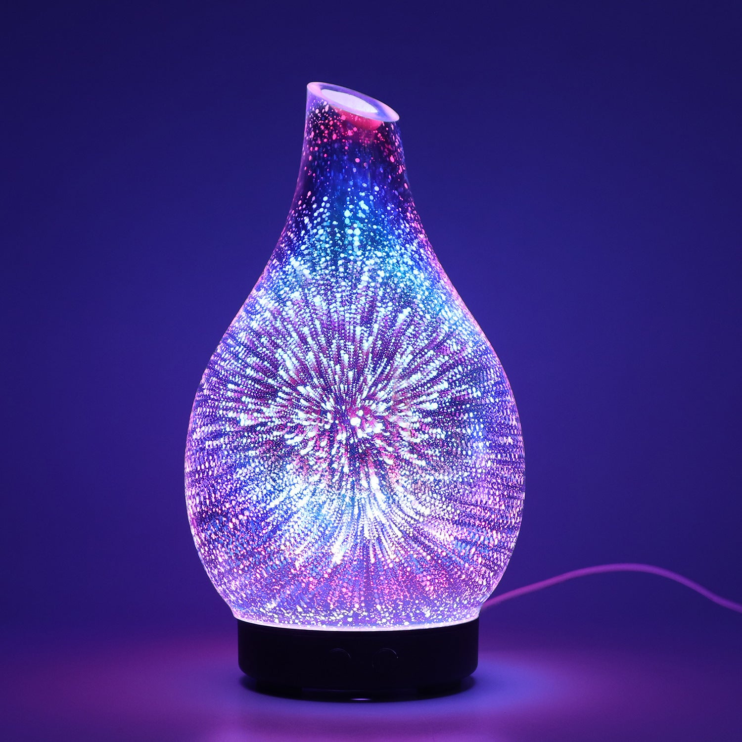3D Glass Colorful Firework Essential Oil Lamp Aroma Diffuser