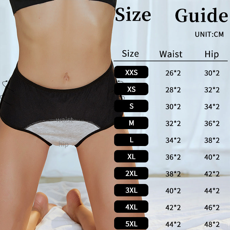 Physiological Underwear Women's Breathable Mesh Front And Rear Leak-proof Underwear