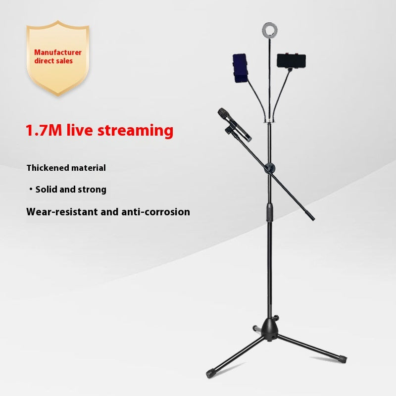 Mobile Live Streaming Floor Stand Outdoor