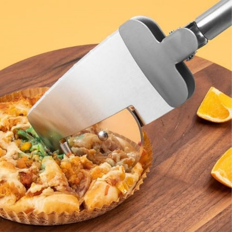 3-in-1 Pizza Cutter With Hanging Holes Labor-Saving Durable Rolling Cutter For Kitchen Cooking Kitchen Gadgets