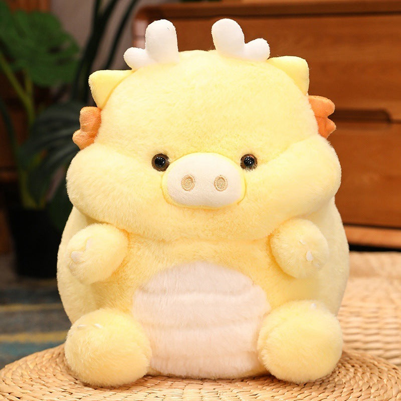 Cute Dragon Pig Doll Plush Toy Sleeping Pillow