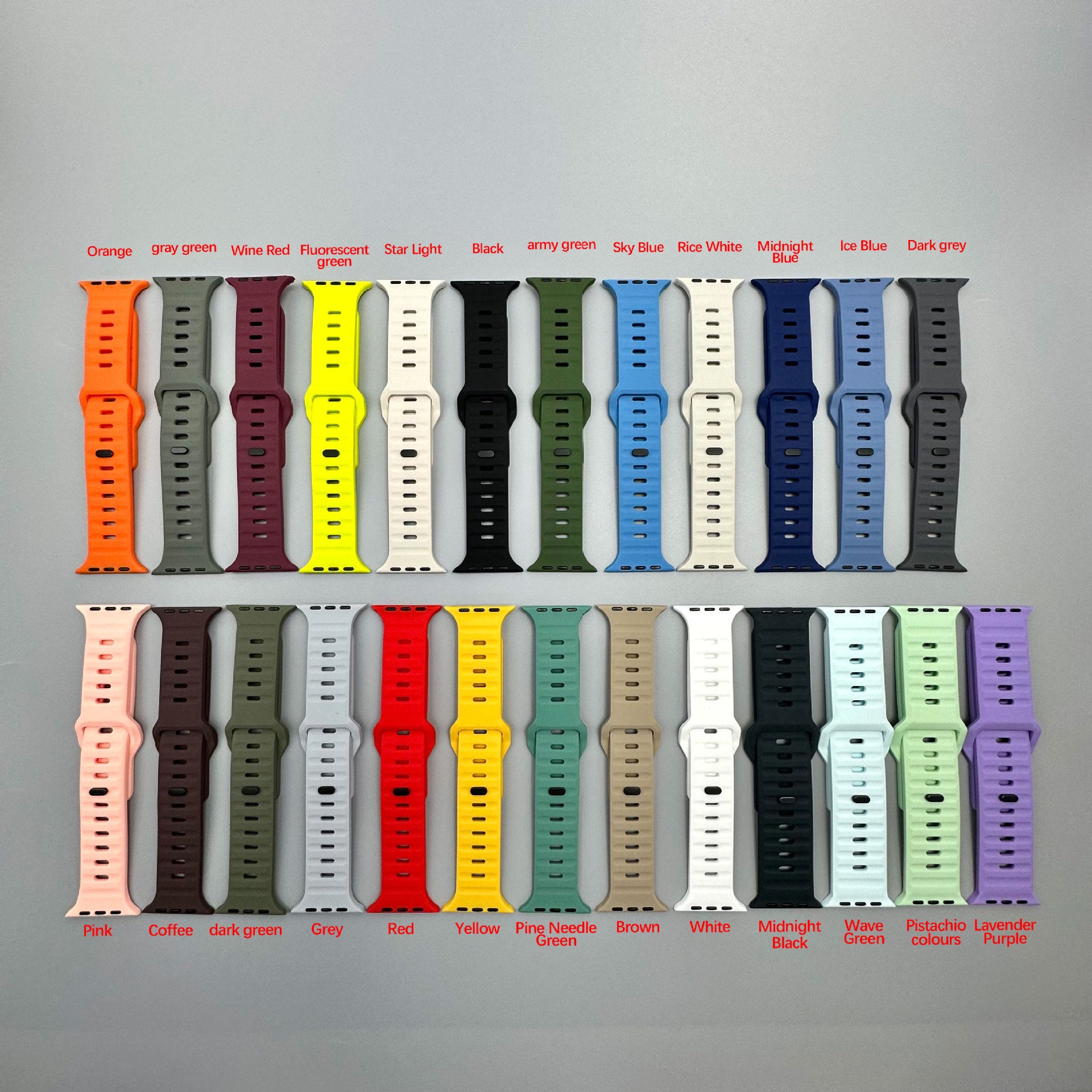 Suitable For Watch Ultra Watch Band Iwatch9 Solid Color Snap Button